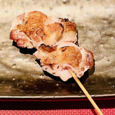 Grilled Kyoto duck sleeve skewers