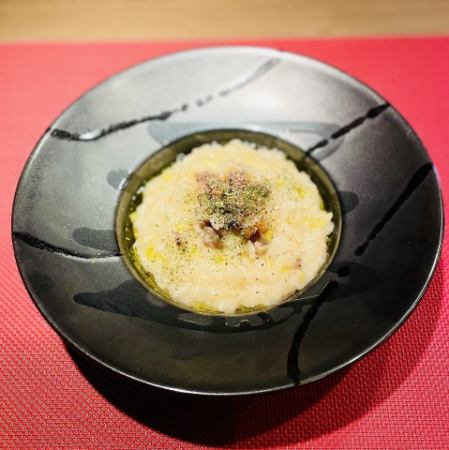 鴨ねぎチーズリゾット