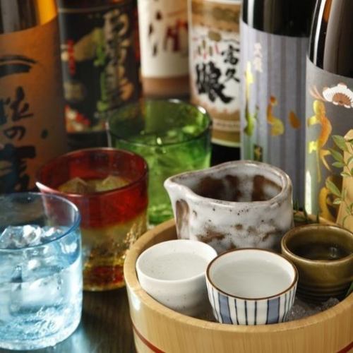 전국의 엄선 된 일본 술