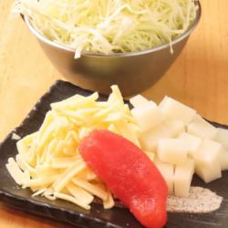 明太チーズ餅もんじゃ