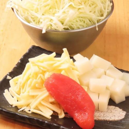 明太チーズ餅もんじゃ