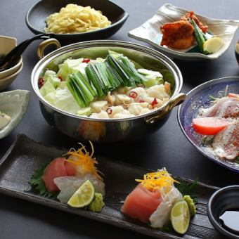 Recommended for parties! Motsu nabe course [90 minutes all-you-can-drink included] 4,800 yen