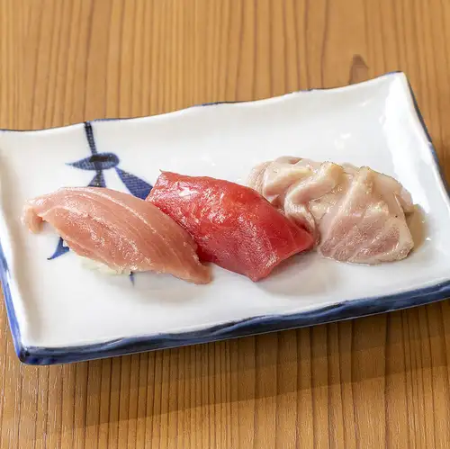 三種藍鰭鮪魚壽司