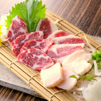 [For a course meal! For a luxurious banquet with horse sashimi from Kumamoto!] Can be added for an additional 500 yen.