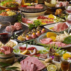 Luxury 80 types, 120 minutes of all-you-can-drink [Rare cut Takumi Yakiniku course] 7,500 yen → 7,000 yen! 3 hours of all-you-can-drink from Sunday to Thursday! Excludes before holidays.