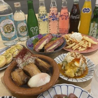 60分食べ放題コース！＋1400円で飲み放題つき！