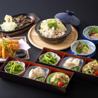 [Motsunabe course 4,000 yen (tax included)] The popular menu item is the motsunabe! Includes 90 minutes of all-you-can-drink◎