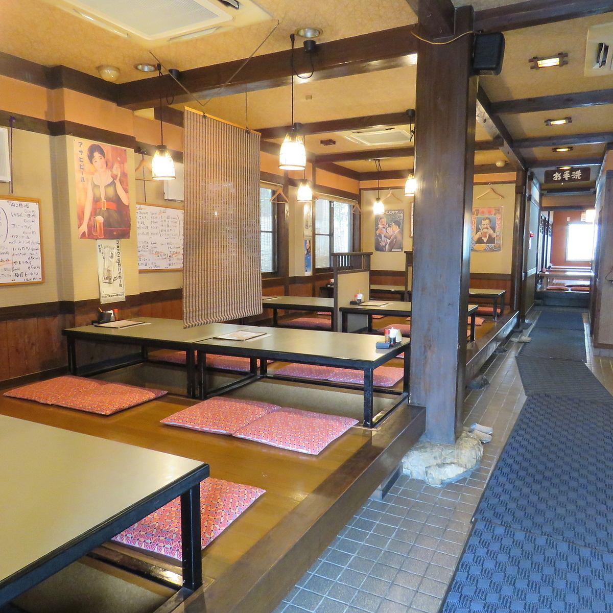 船塚の老舗居酒屋やすき。20名様以上でもOKの個室がございます！