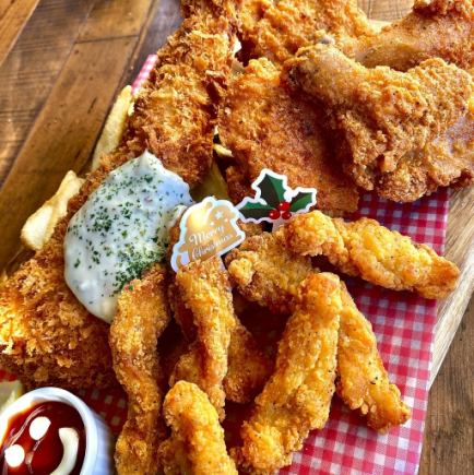 【外帶】讓您的平安夜更加精彩♪ 適合全家享用的聖誕烤雞（大份）