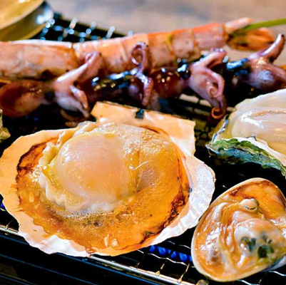 浜焼きを中心としたコースをご利用いただけます！