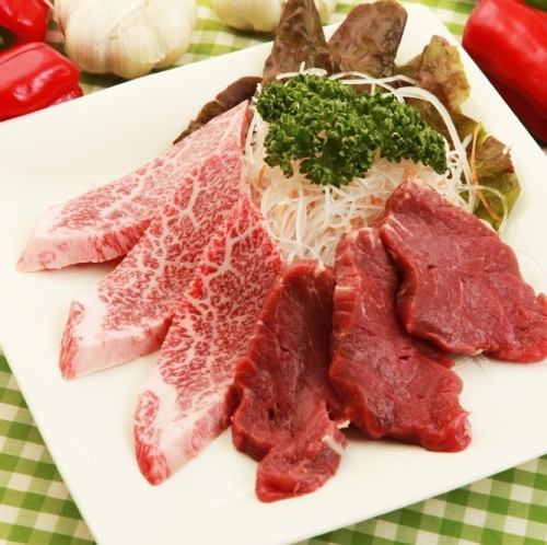 [Reasonable assortment!] Kanamachien recommended “2 types of Wagyu beef assortment”