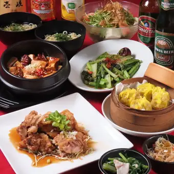 【適合各種派對! 】盡情享受2小時無限暢飲的Tobusoya台灣料理套餐,包含生啤酒!共9道菜★