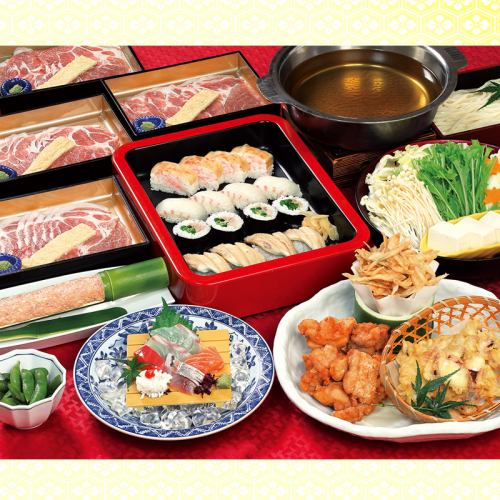 Hot pot course of your choice!! From 5,000 JPY (incl. tax) with all-you-can-drink included