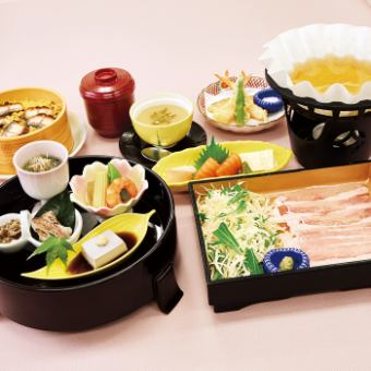 Special Yawaragi Bento [with pork shabu-shabu] *3,000 yen until 5/31