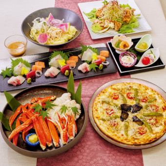 [All-you-can-drink included] Gorgeous large plate course Shima ☆ 500 yen off on weekdays (Monday to Friday) ☆