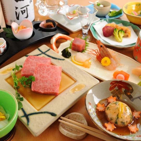 【僅限8月17日～18日，優惠500日元】香草套餐～烤牛+嚴選時令食材，共11道菜品
