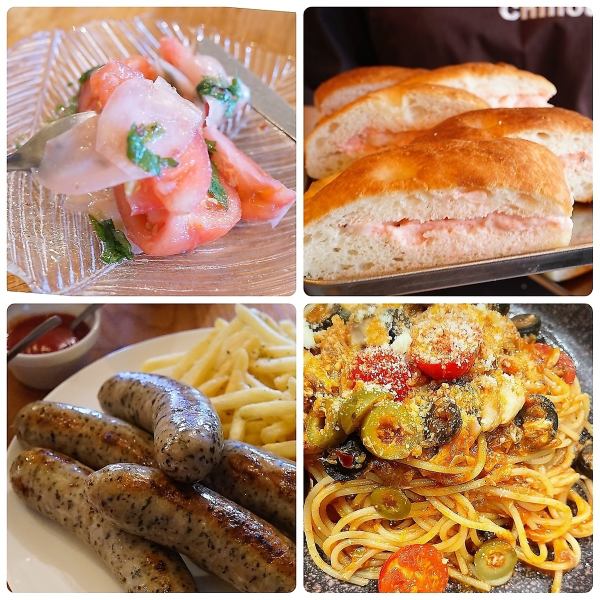 ☆Enjoy Meal A Plan☆ 3,000 yen including tax 7 hearty dishes in total ☆ Includes 5 appetizers, pasta + dessert Drinks not included