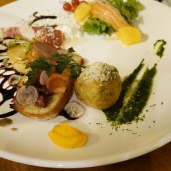 [Enjoy authentic Italian cuisine in a private room] 6-dish 120-minute course with private room reservation, includes home-roasted coffee