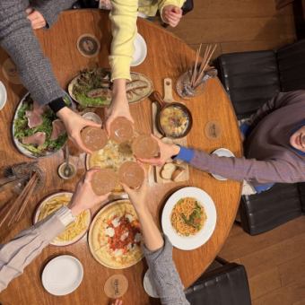 お食事７品【 スタンダードプラン　】 　ドリンクは単品か飲み放題をお選び頂けます。