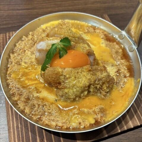 ルイビ豚　霜降り平茸　煮かつ