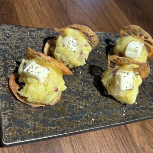 シルクスイート　揚げ蓮根はさみ　～カルピスバター～