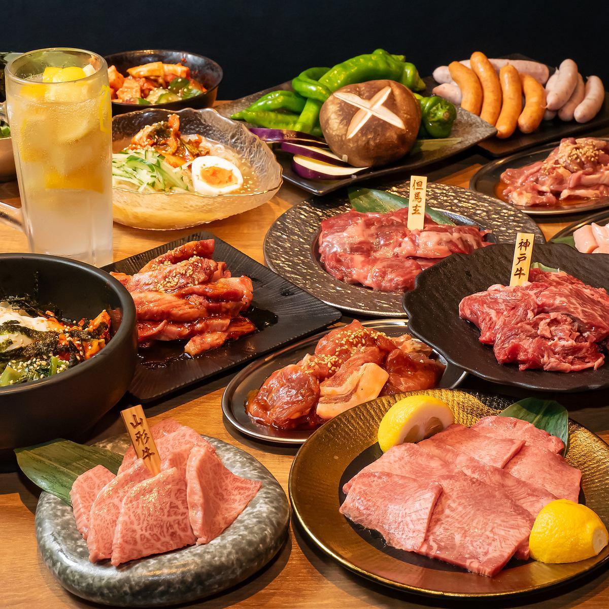 一押しは但馬牛の希少部位「但馬玄」！極上の焼肉を！