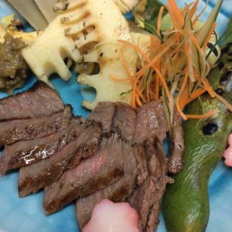 ★Charcoal-grilled Akita Nishiki beef! Beef beef plan