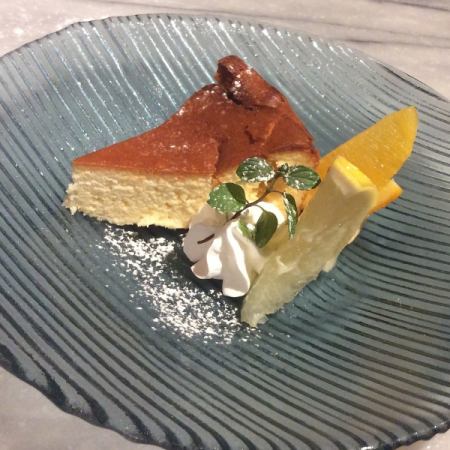 しっとりリコッタチーズのチーズケーキ