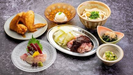 [Single dish] Approximately 7 dishes using seasonal ingredients, including the specialty Hishio-yaki! Chicken Yakiniku Course 2,500 yen (tax included)