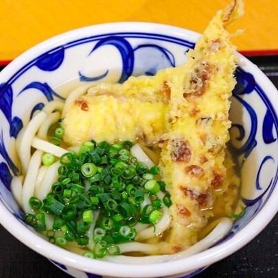 Chikuwa tempura udon