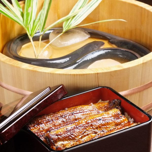 Various eel dishes