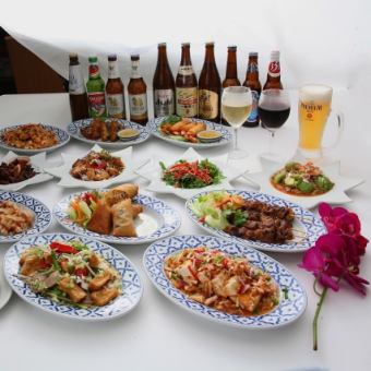 【120分飲み放題付】≪全8品≫女性に嬉しいデザート付【女子会コース】生ビール・ワイン付き★