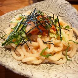 タラコとキムチうどん