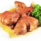 Boiled pork leg in soy sauce