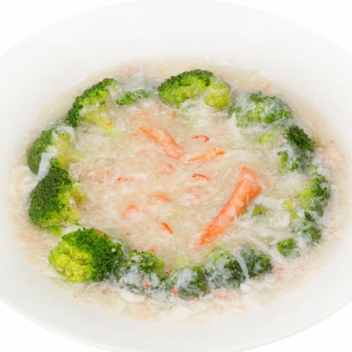 Stir-fried crab broccoli