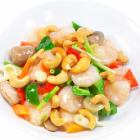 Stir-fried shrimp and cashew nuts