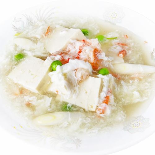 Crab tofu ankake