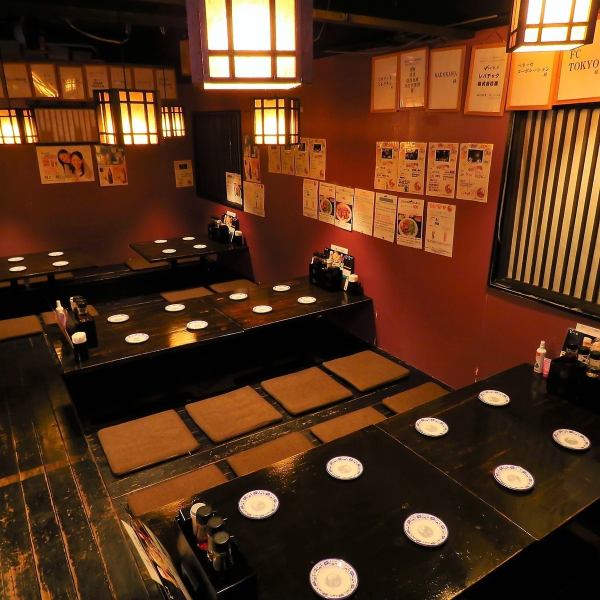 [Private room space for up to 26 people, horigotatsu tatami room] Spacious horigotatsu table seats perfect for year-end parties! Up to 26 people can be seated.There are courses that can be reserved on the same day, so you are more than welcome to use it just in time! Speaking of winter, it's hot pot! We offer the popular hot pot course and four other hot pot courses with all-you-can-drink! Have a great time surrounded by hot pot Have a good time.