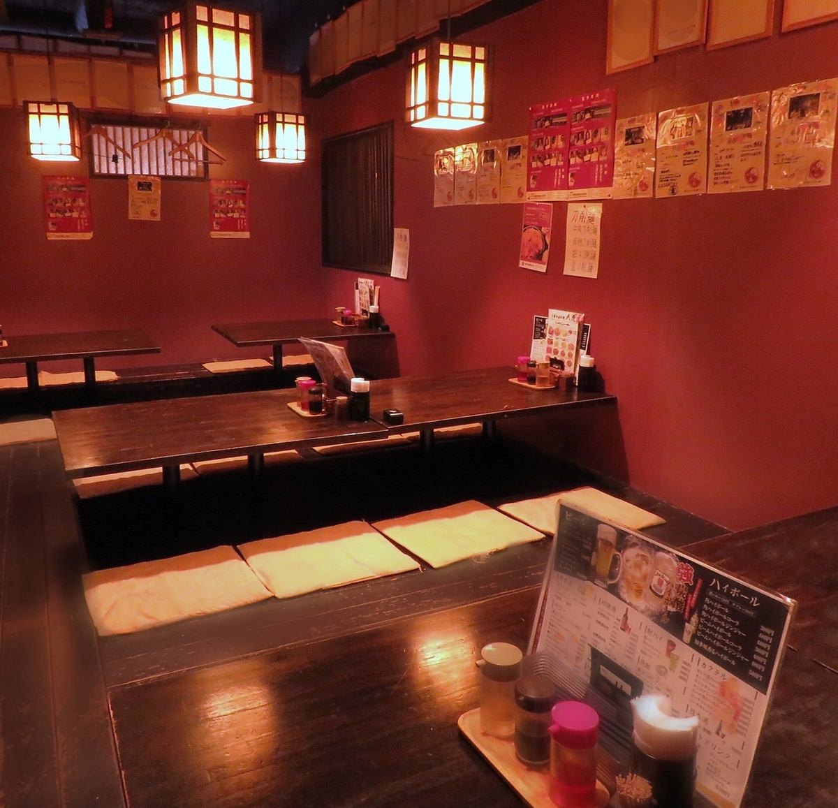 4名個室～最大26名様までの掘りごたつ個室をご用意しております