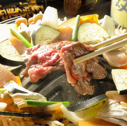 雪燈籠名物ジンギスカン