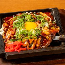 ピリ辛タコキムチ