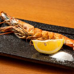 天然大海老塩焼き