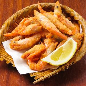 Deep-fried sweet shrimp