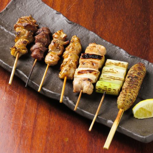 Assorted skewers