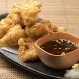 鶏天おろし添え