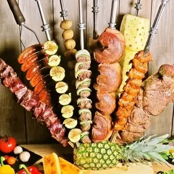 《ディナー》２０種類シュラスコ食べ放題＋サイドメニュー2品  2H 5,280円