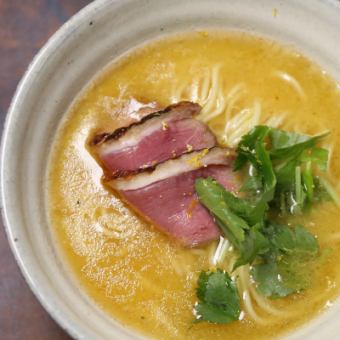 Yuzu Shio Ramen with Chicken White Soup
