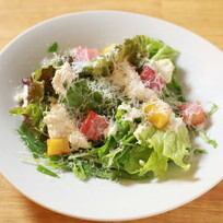 Tofu and Yuba Caesar Salad