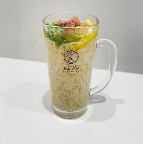 ジョッキ麺 レモン生ハムオリーブそうめん