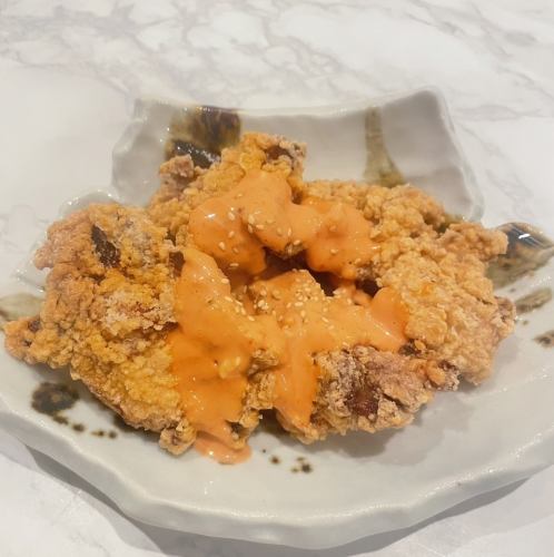 唐揚げオーロラソース